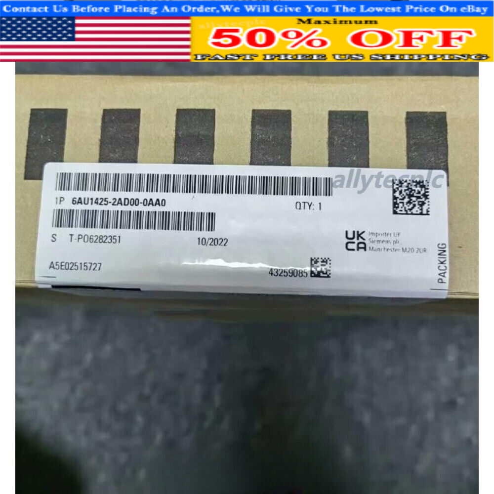 New Siemens 6AU1 425-2AD00-0AA0 6AU1425-2AD00-0AA0 SIMOTION DRIVE-BASED CONTROL