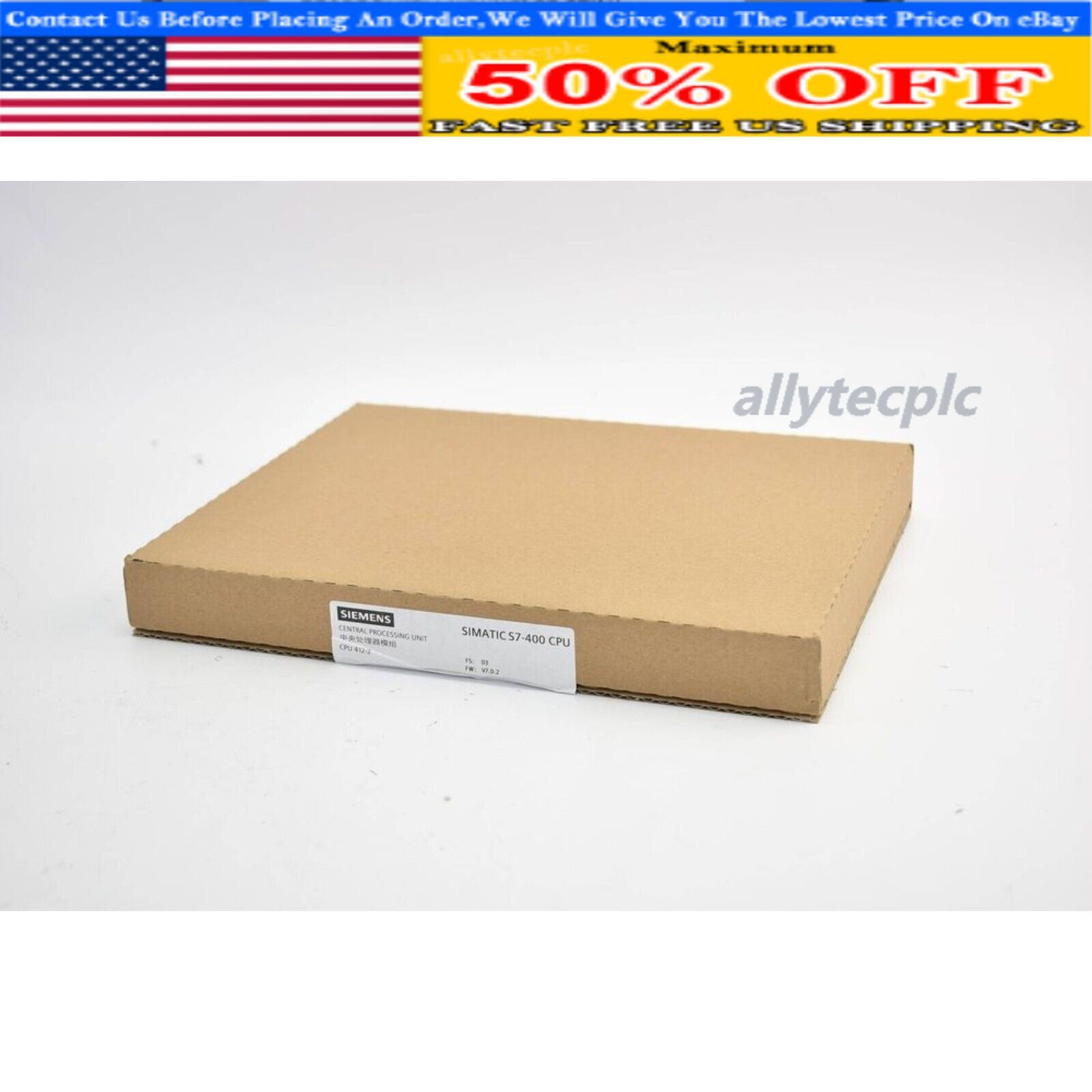 New Siemens 6ES7 412-2XK07-0AB0 6ES7412-2XK07-0AB0 SIMATIC S7-400 CPU 412-2