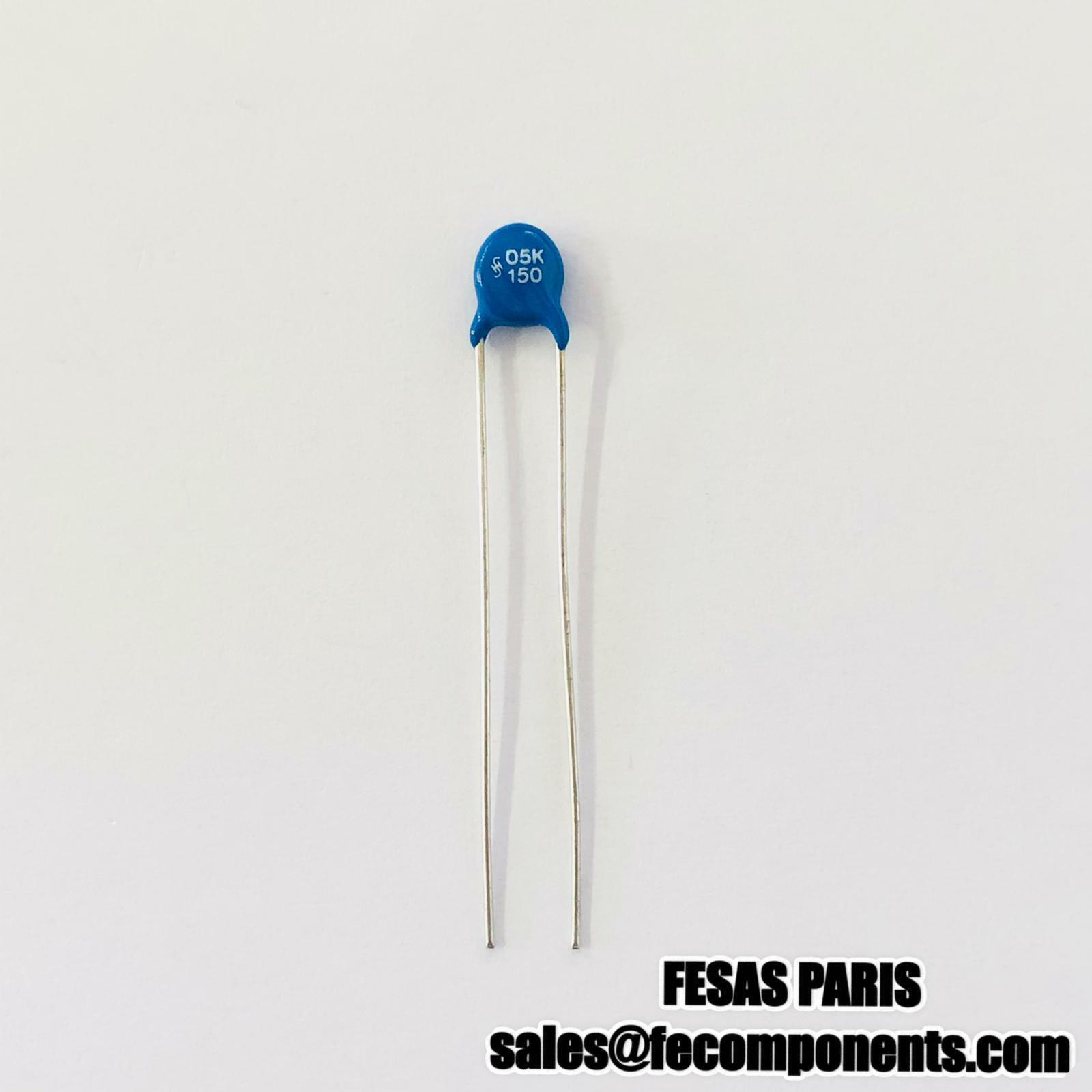 SIEMENS B72205S0151K101 Varistors 150VAC 200VDC 10% 5mm (20Pcs)