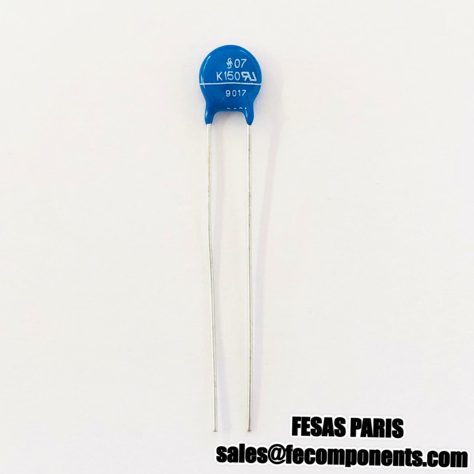 SIEMENS B72207S0151K101 Varistors 150VAC 200VDC 10% 7mm (40Pcs)