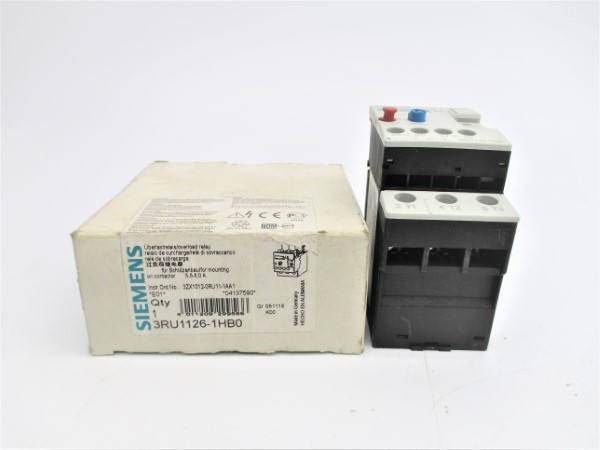 SIEMENS 3RU1126-1HB0 600VAC 5.5-8.0A NSMP