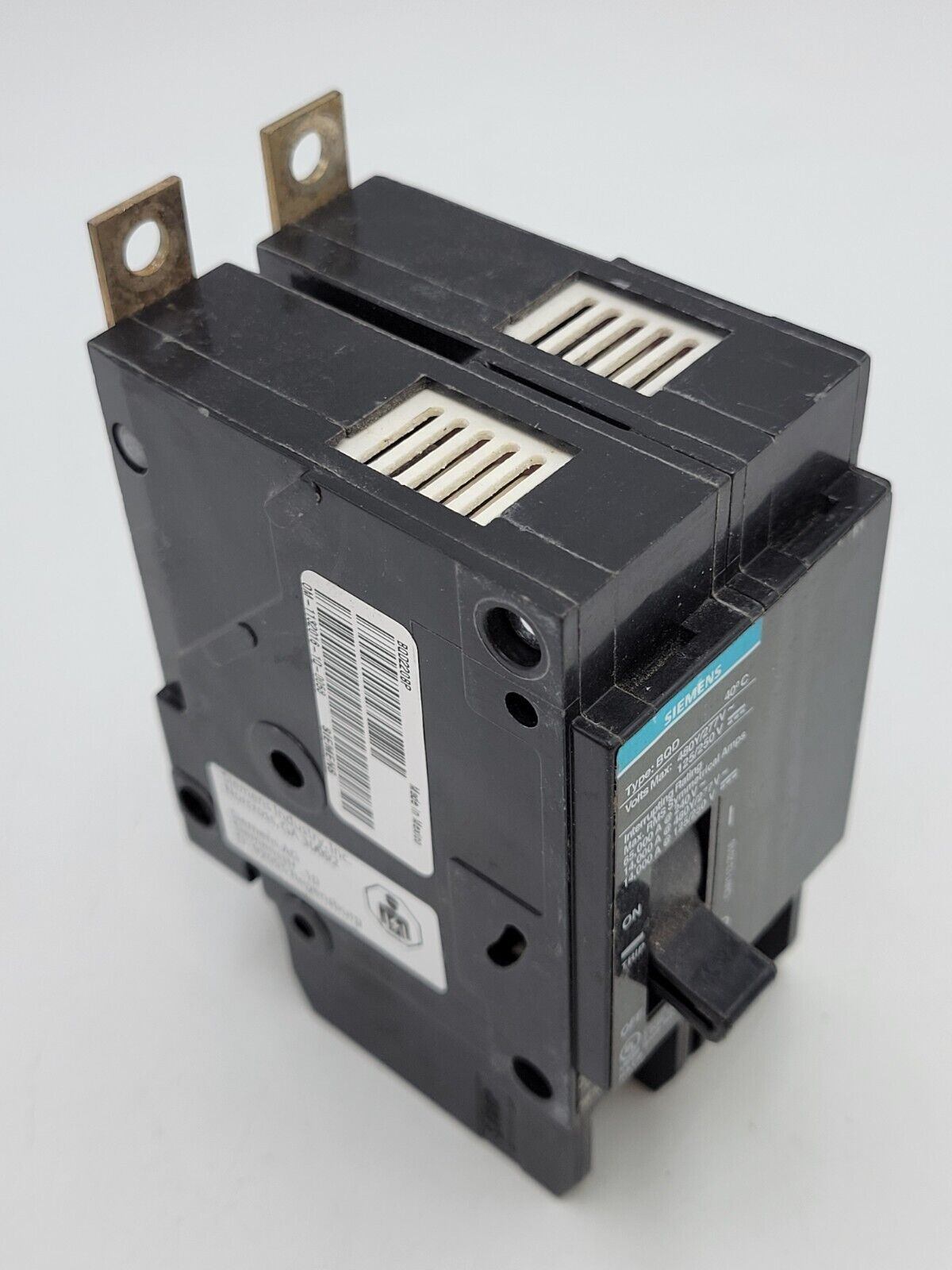 Siemens BQD220BP Bolt-On Circuit Breaker 20A 480Y/277VAC 2P 1PH Type BQD 20 Amp