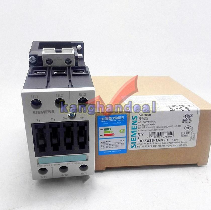 ONE Siemens Contactor 3RT5036-1AN20 3RT50361AN20 AC220V New