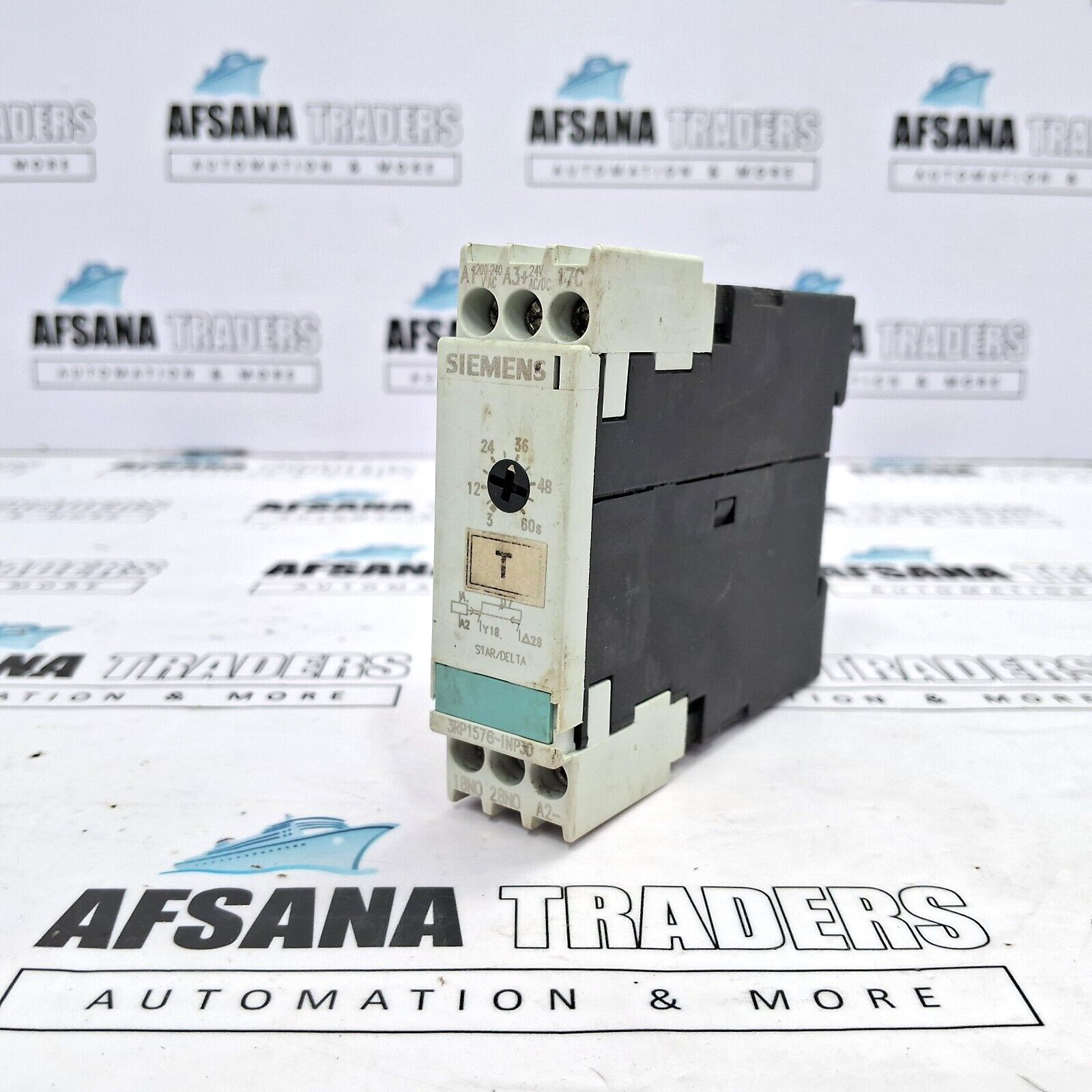 SIEMENS | 3RP15761NP30 | 3-60 SECS | 200-240V 50/60HZ | 24VAC/DC | TIME RELAY