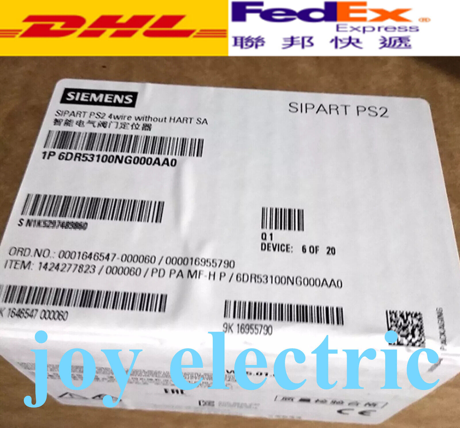 NEW Siemens positioner 6DR5310-0NG00-0AA0 6DR53100NG000AA0 Expedited Shipping