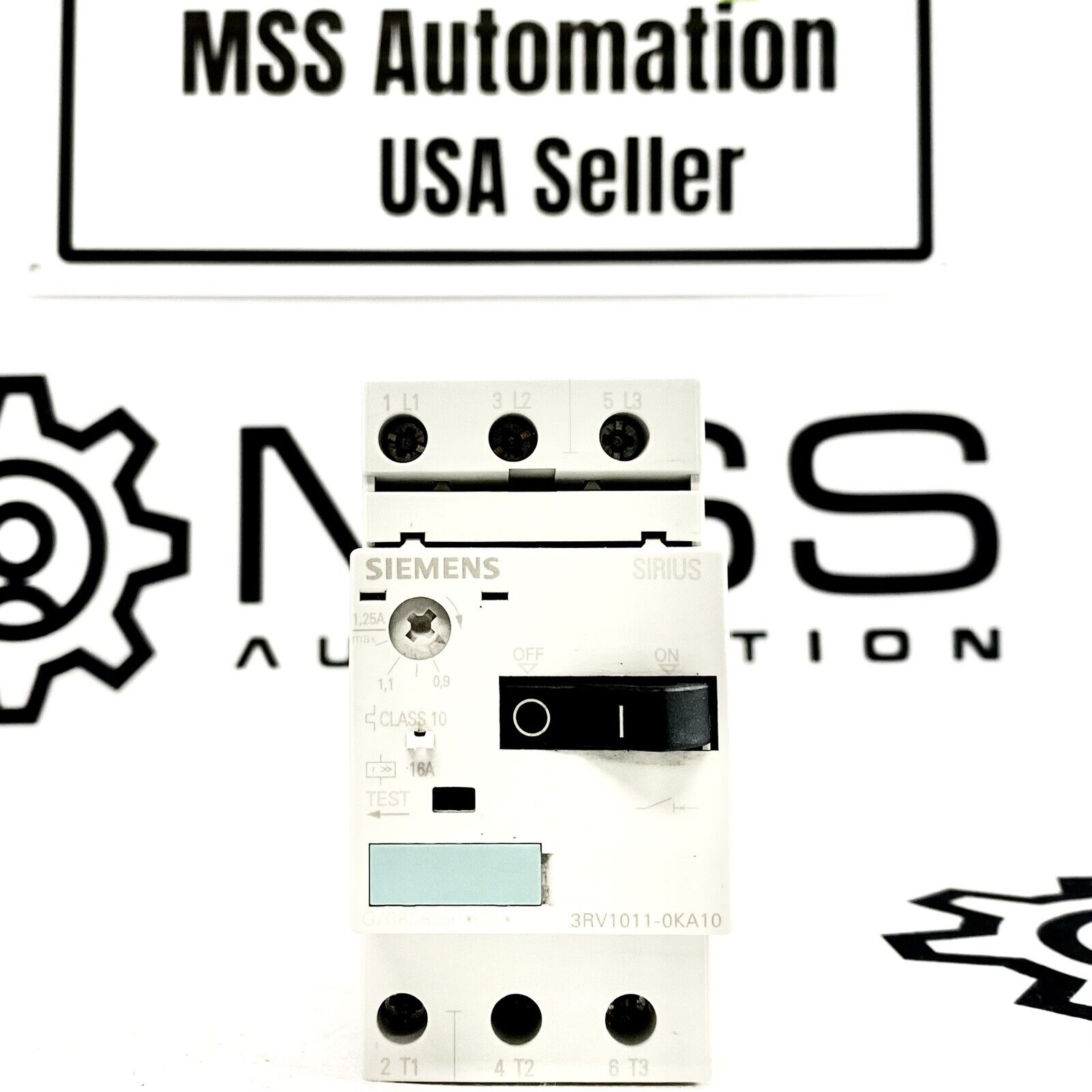 Siemens 3RV1011-0KA10 Motor Starter Protector Circuit Breaker 