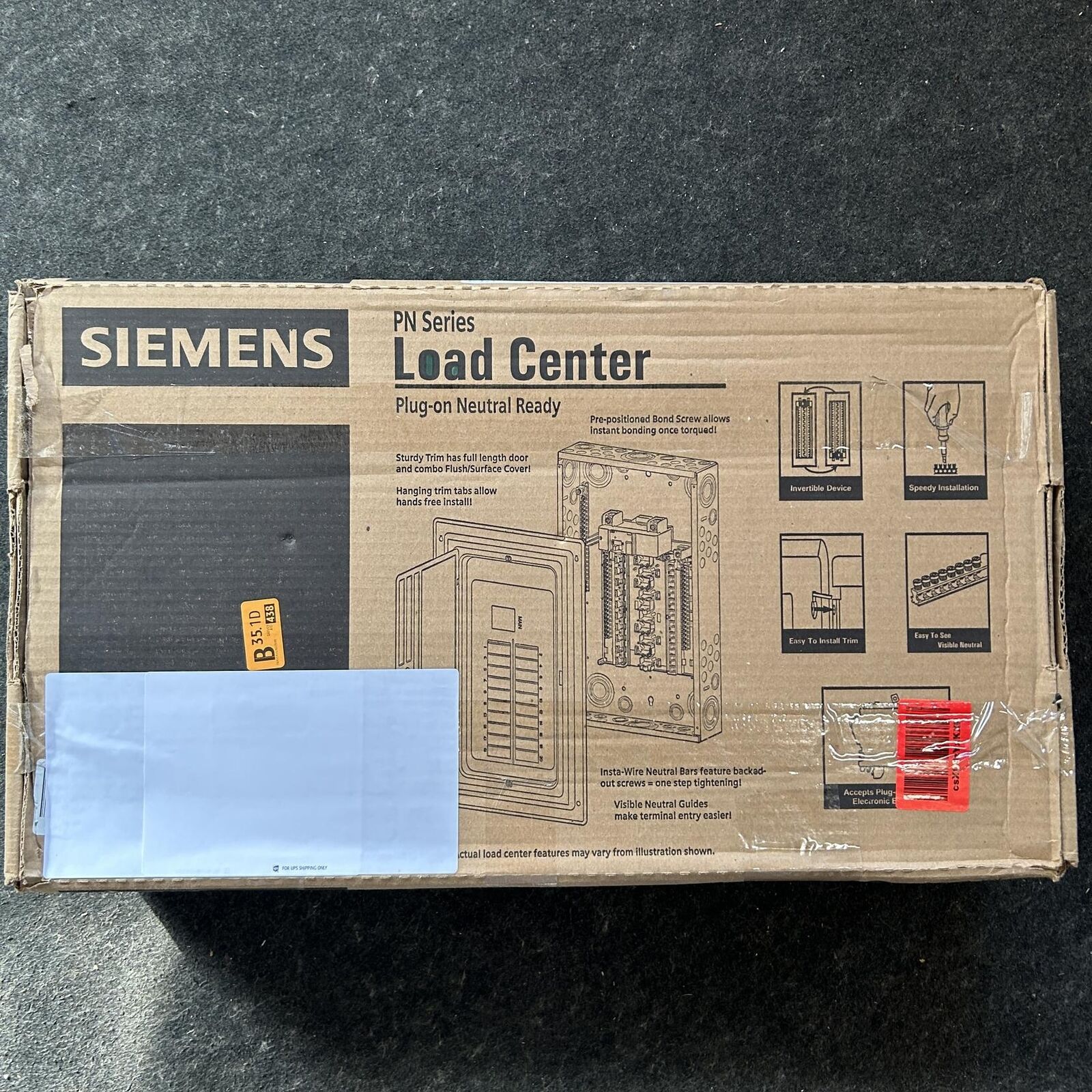 Siemens HF362N 60-Amp 3 Pole 600-volt 4-Wire Fused Heavy Duty Safety Switch