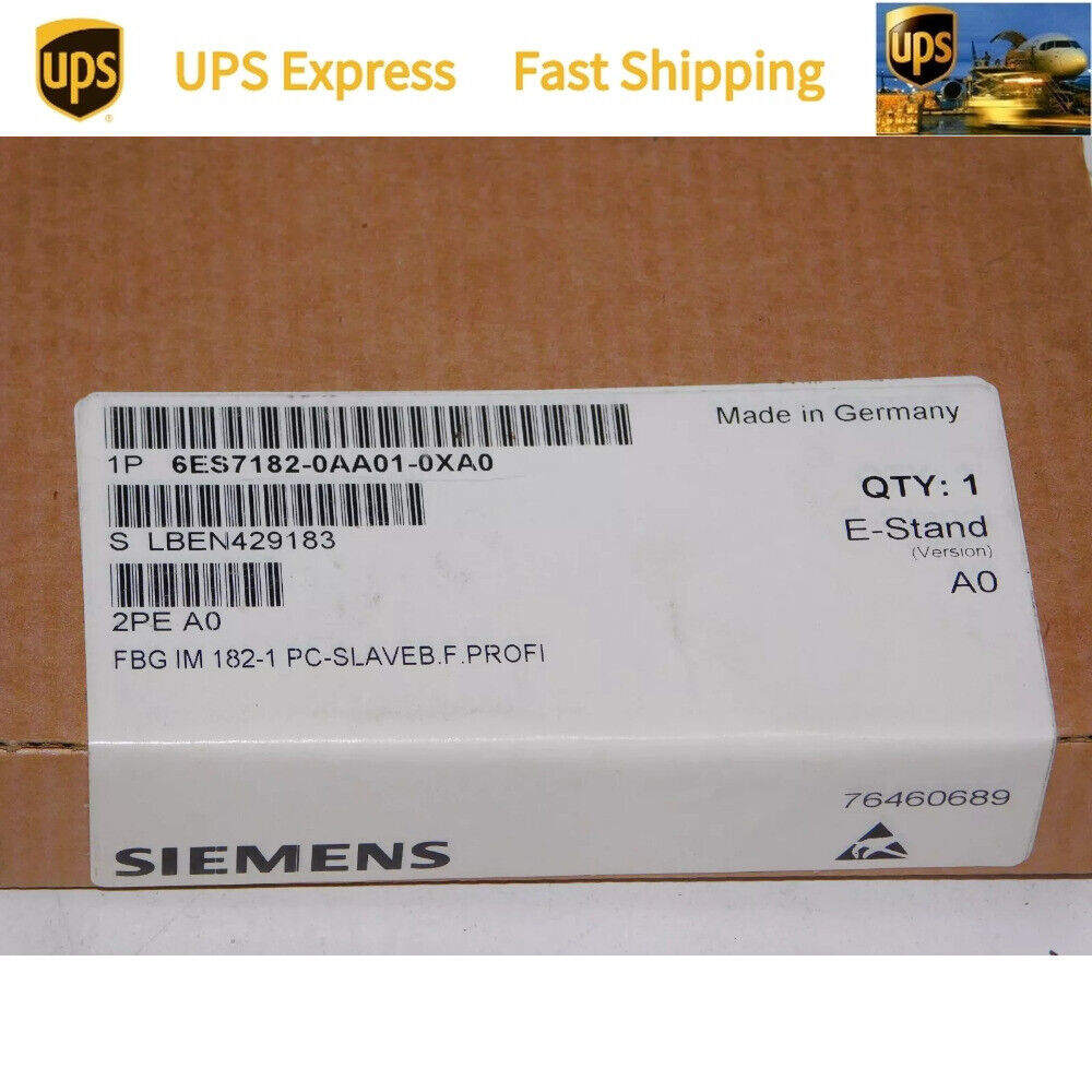 6ES7182-0AA01-0XA0 SIEMENS 6ES71820AA010XA0 Brand New in Box Spot Goods