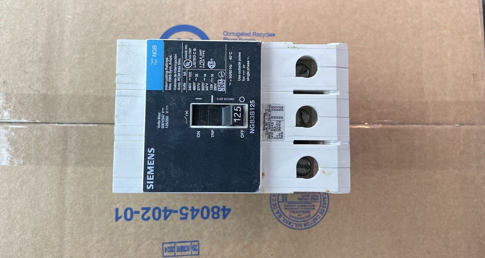 Siemens NGB3B125
