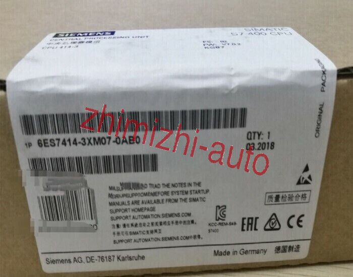 6ES7 414-3XM07-0AB0 NEW SIEMENS  6ES7414-3XM07-0AB0 SIMATIC S7-400 CPU 414-3 CPU