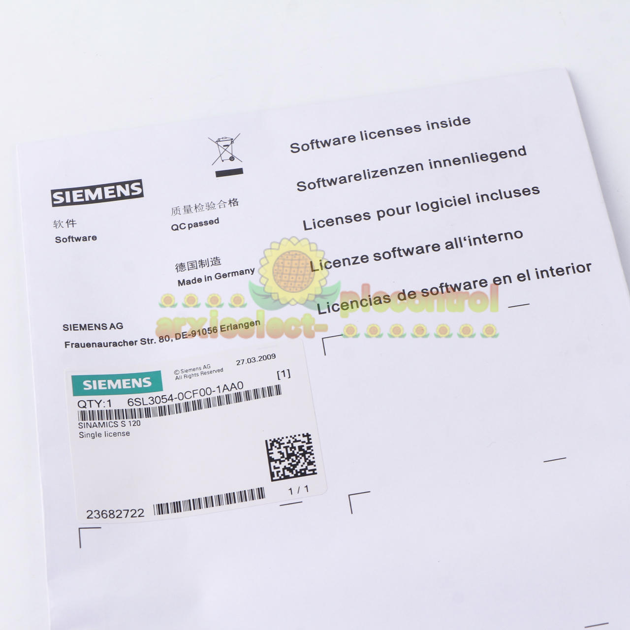 1PCS NEW SIEMENS 6SL3054-0CF00-1AA0