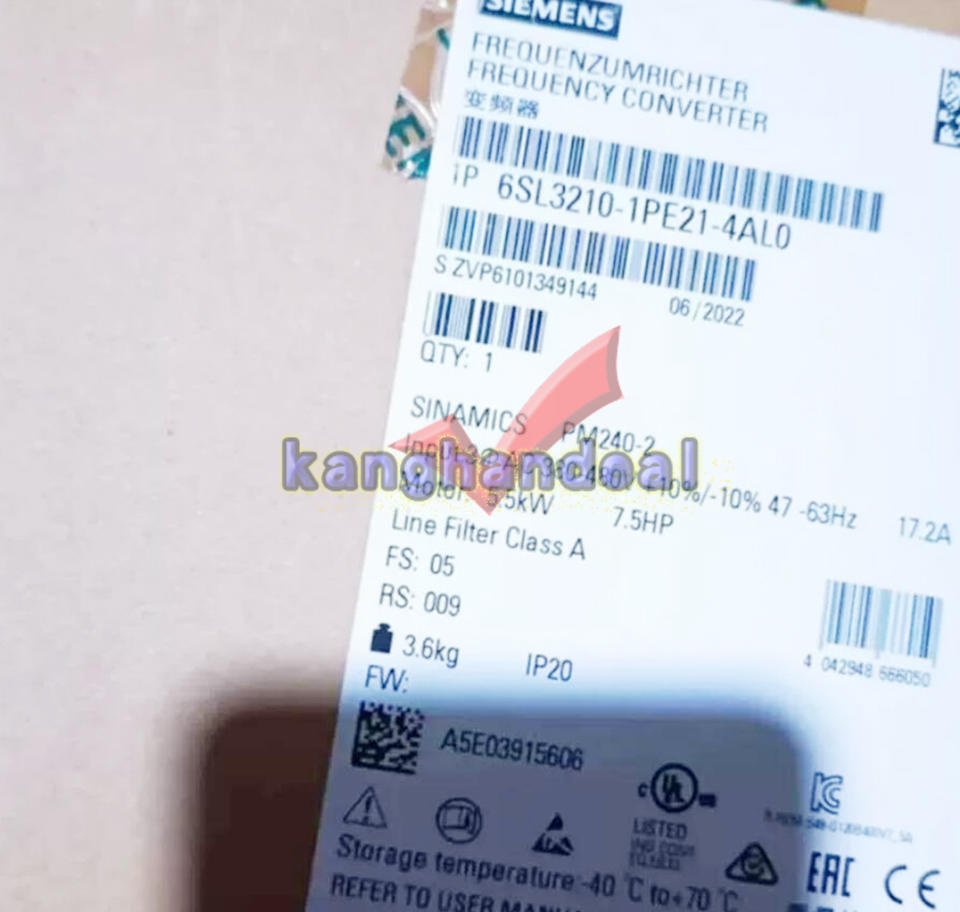 1PCS NEW SIEMENS POWER MODULE 6SL3210-1PE21-4AL0 6SL3 210-1PE21-4AL0