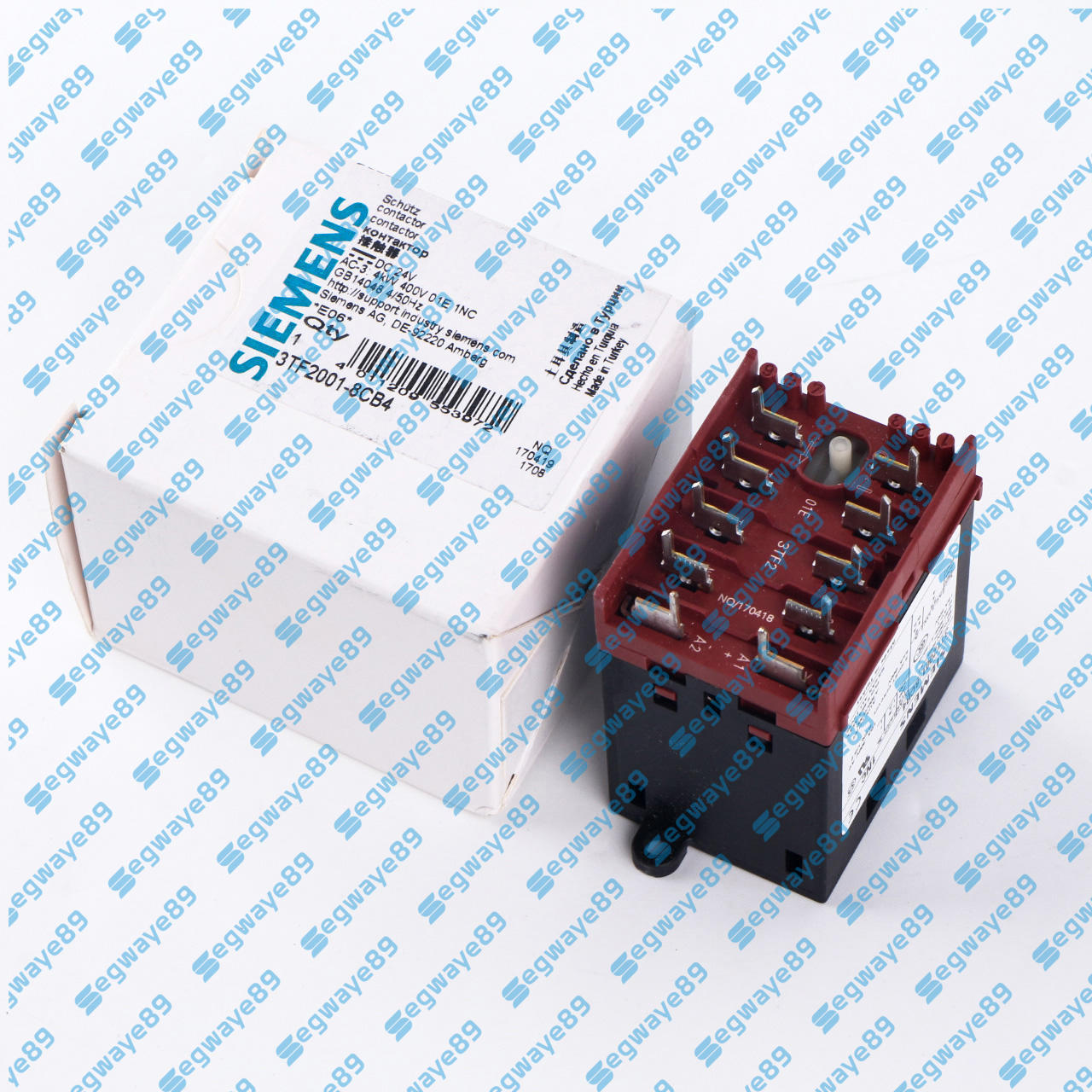 1PCS NEW Siemens 3TF2001-8CB4 DC24V Contactor 3TF2 001-8CB4