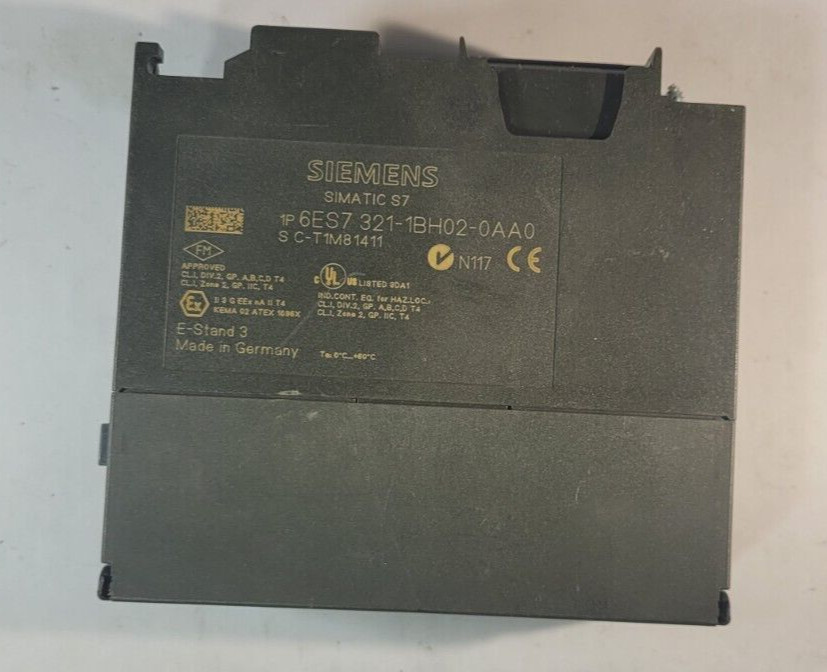 SIEMENS SIMATIC 6ES7 321-1BH02-0AA0  DIGITAL INPUT MODULE