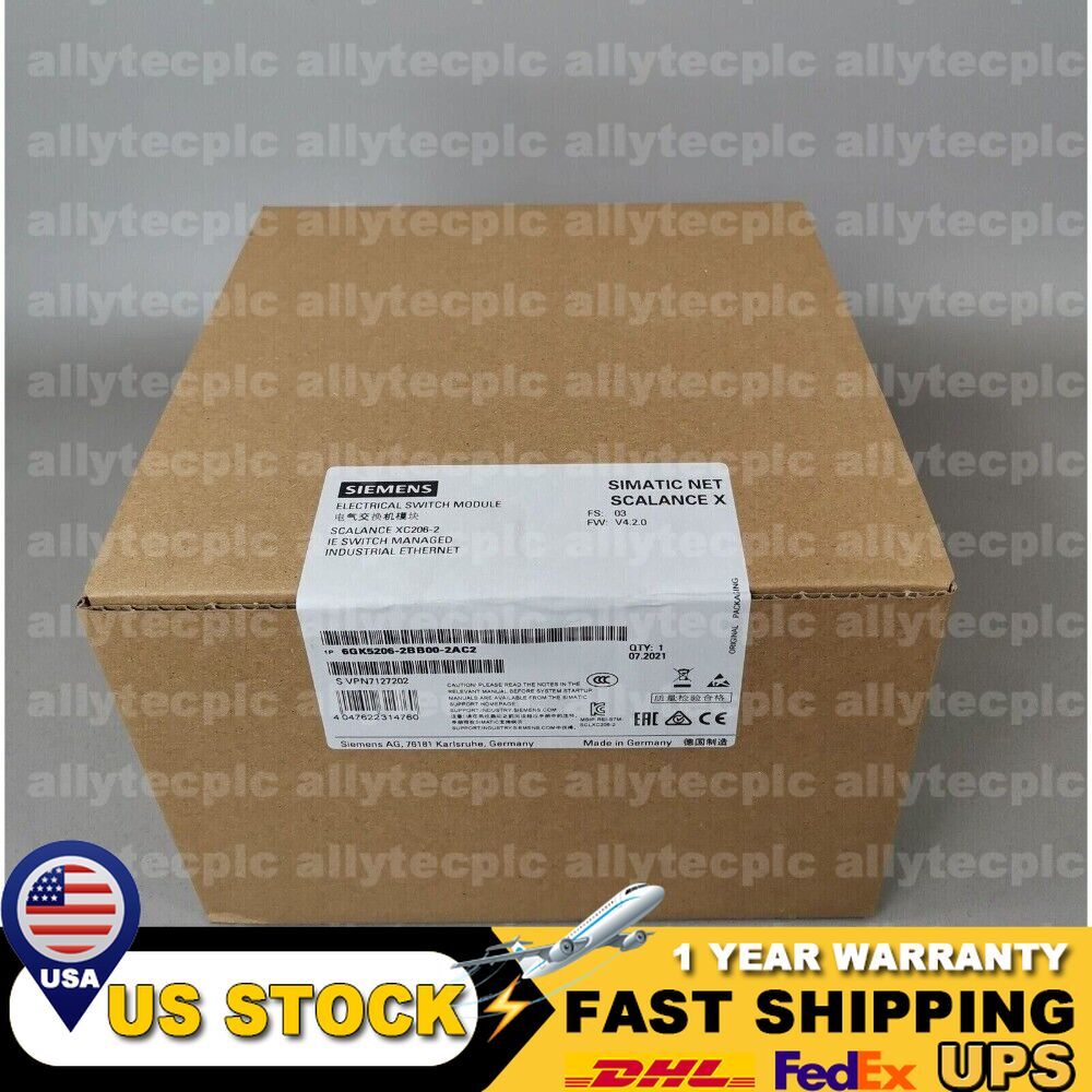 New Siemens 6GK5206-2BB00-2AC2 6GK5 206-2BB00-2AC2 1 Year Warranty Fast Shipping