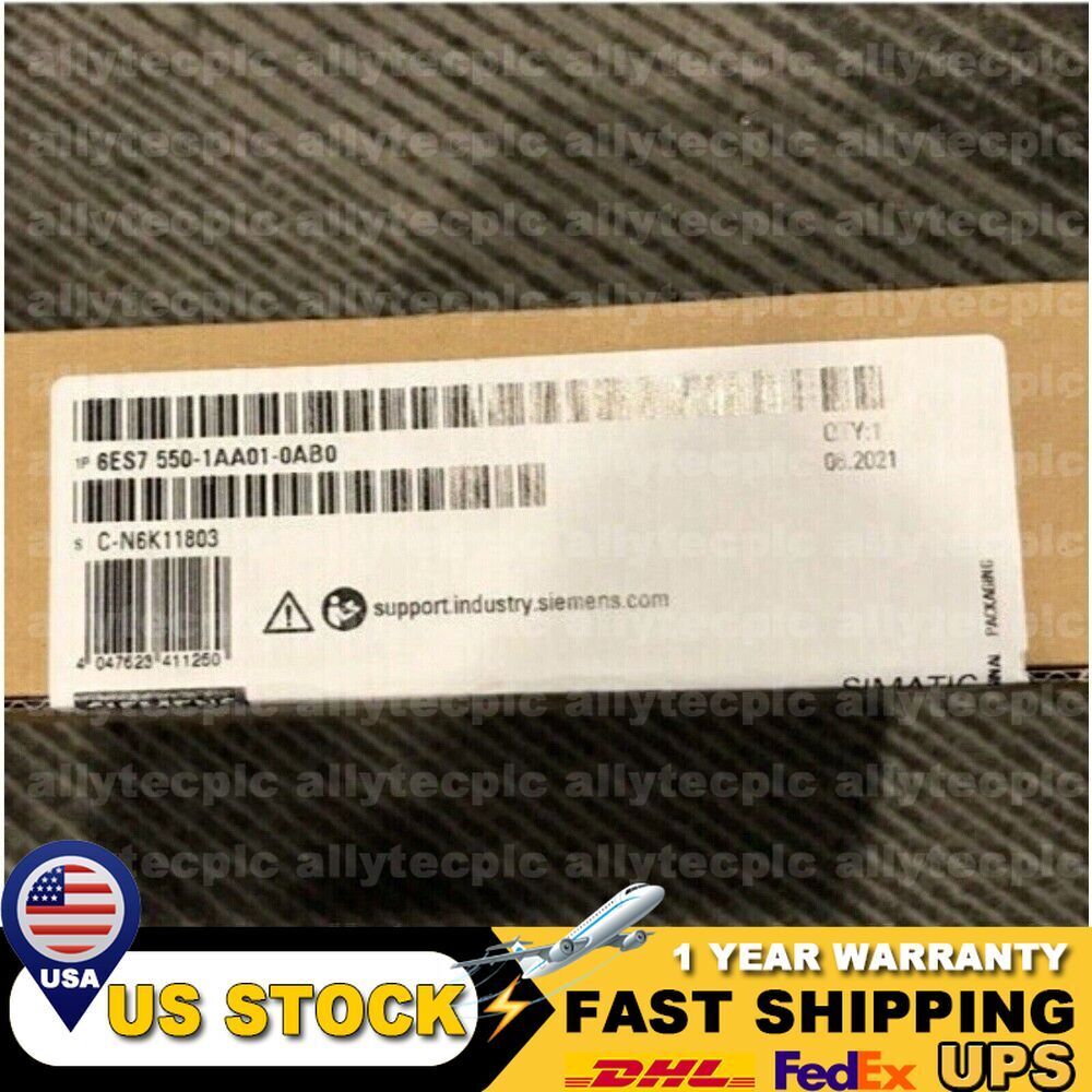 New Siemens 6ES7550-1AA01-0AB0 6ES7 550-1AA01-0AB0 1 Year Warranty Fast Shipping