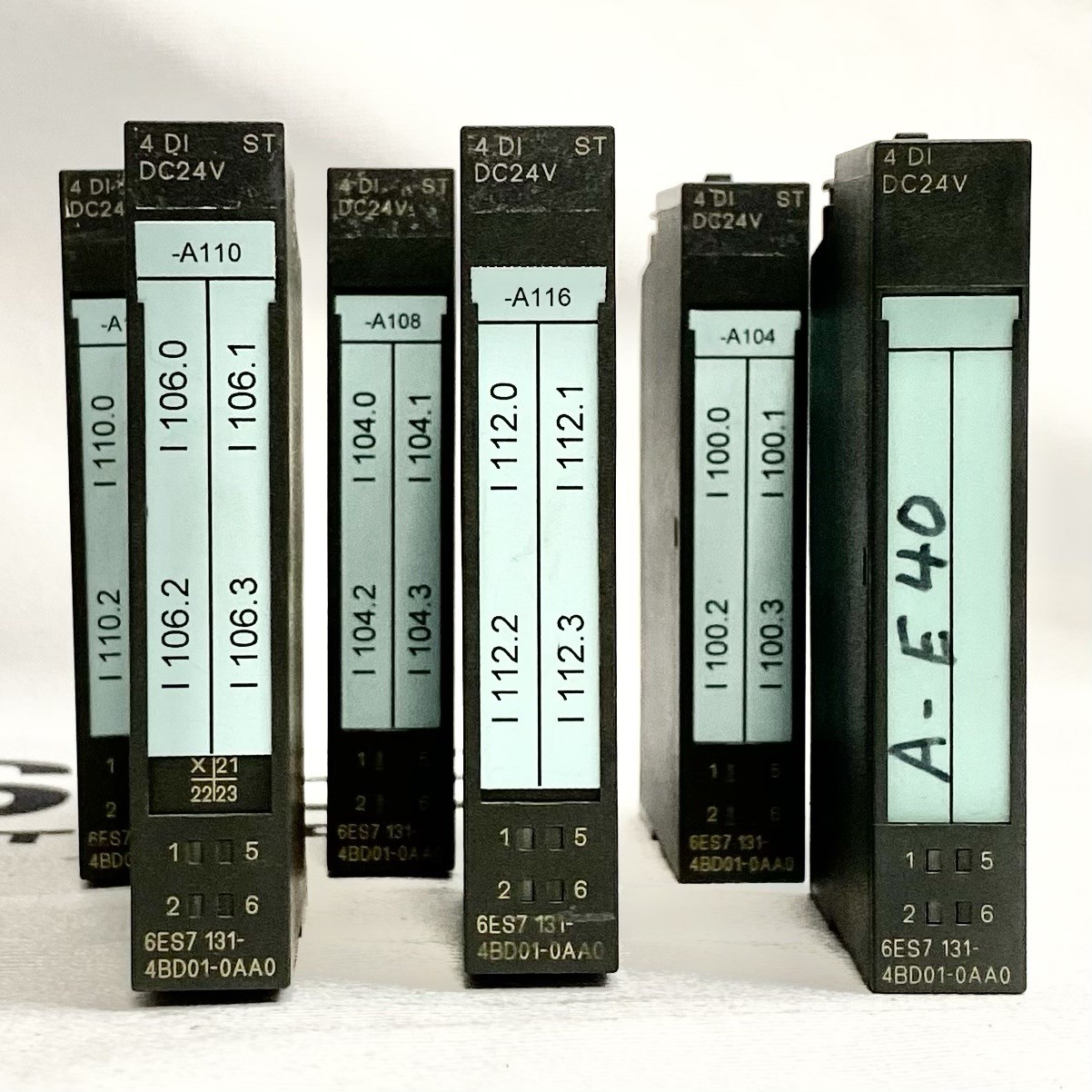 Lot of 6 Siemens 6ES7 131-4BD01-0AA0 Simatic S7 Input Module