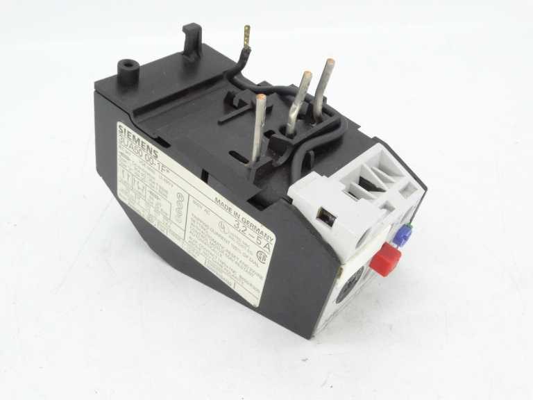 SIEMENS 3UA5000-1F RELAY
