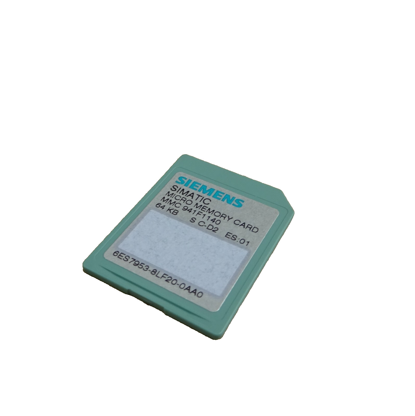 SIEMENS 6ES7 953-8LF20-0AA0 -USED- SIMATIC S7 MICRO MEMORY CARD; 64kB