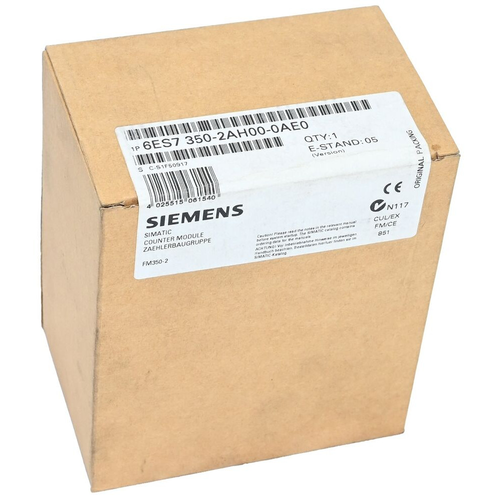 NEW IN BOX FOR SIEMENS 6ES7 350-2AH00-0AE0 FM350-2 PLC COUNTER MODULE