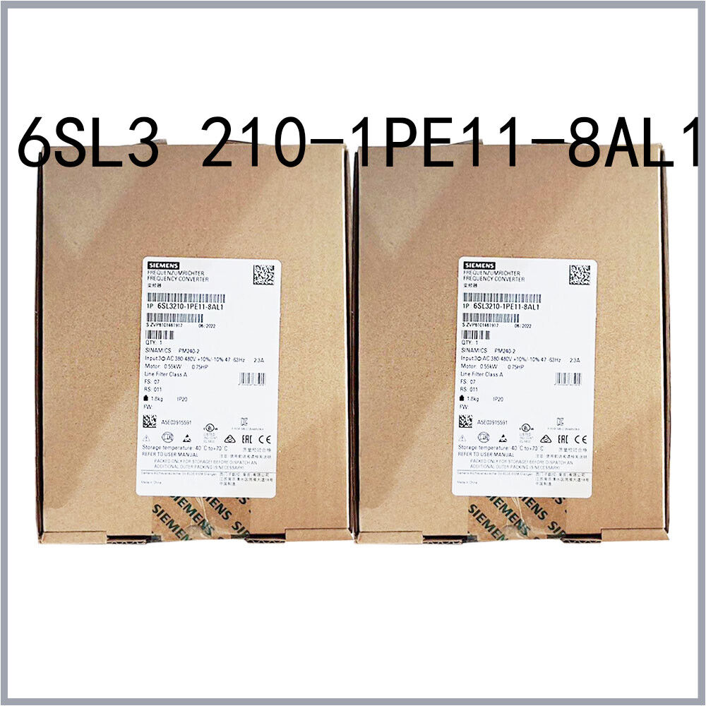 SIEMENS 1P New In Box 6SL3 210-1PE11-8AL1 6SL3210-1PE11-8AL1 SINAMICS PLC Module
