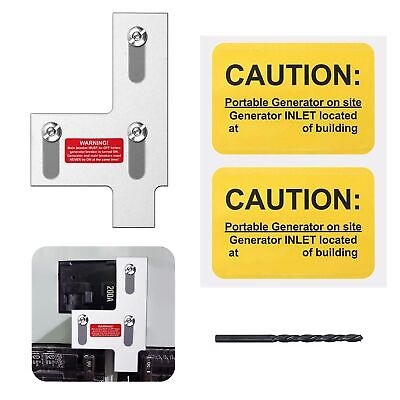 Generator Interlock Kit Compatible with Siemens or Murray 200 Amp Panel, 1 1/...
