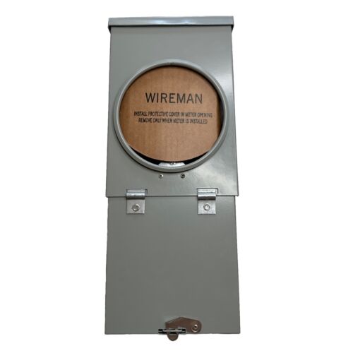 Siemens Meter Main 18" 100 Amps Ring Type 2-Space 2-Circuit Surface Mounted