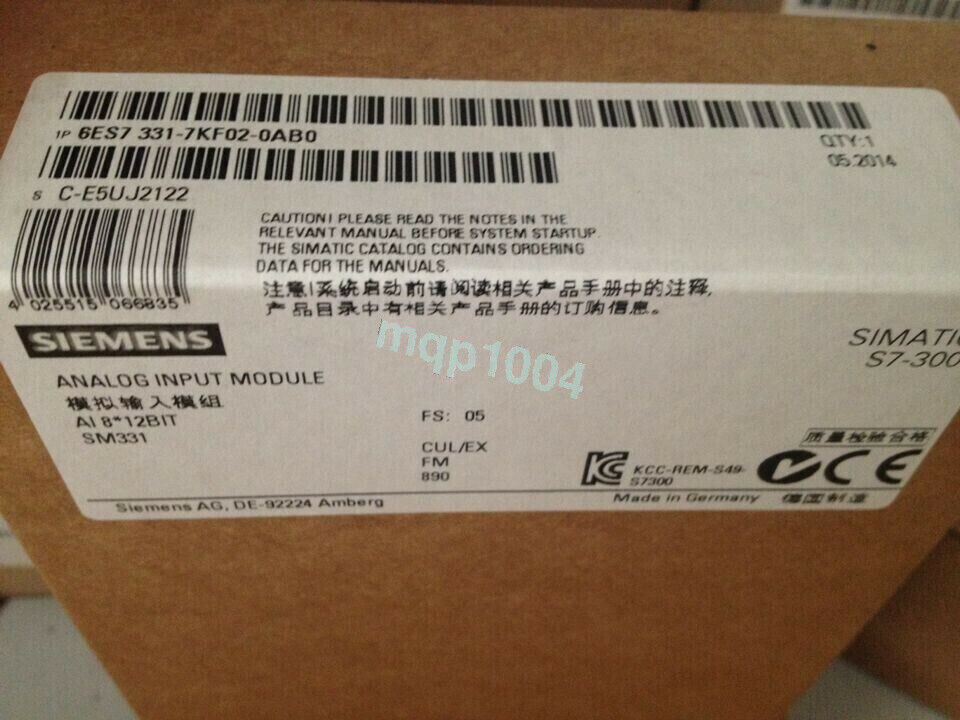 1PC Siemens 6ES7 331-7KF02-0AB0 New In Box 6ES73317KF020AB0 Expedited Shipping