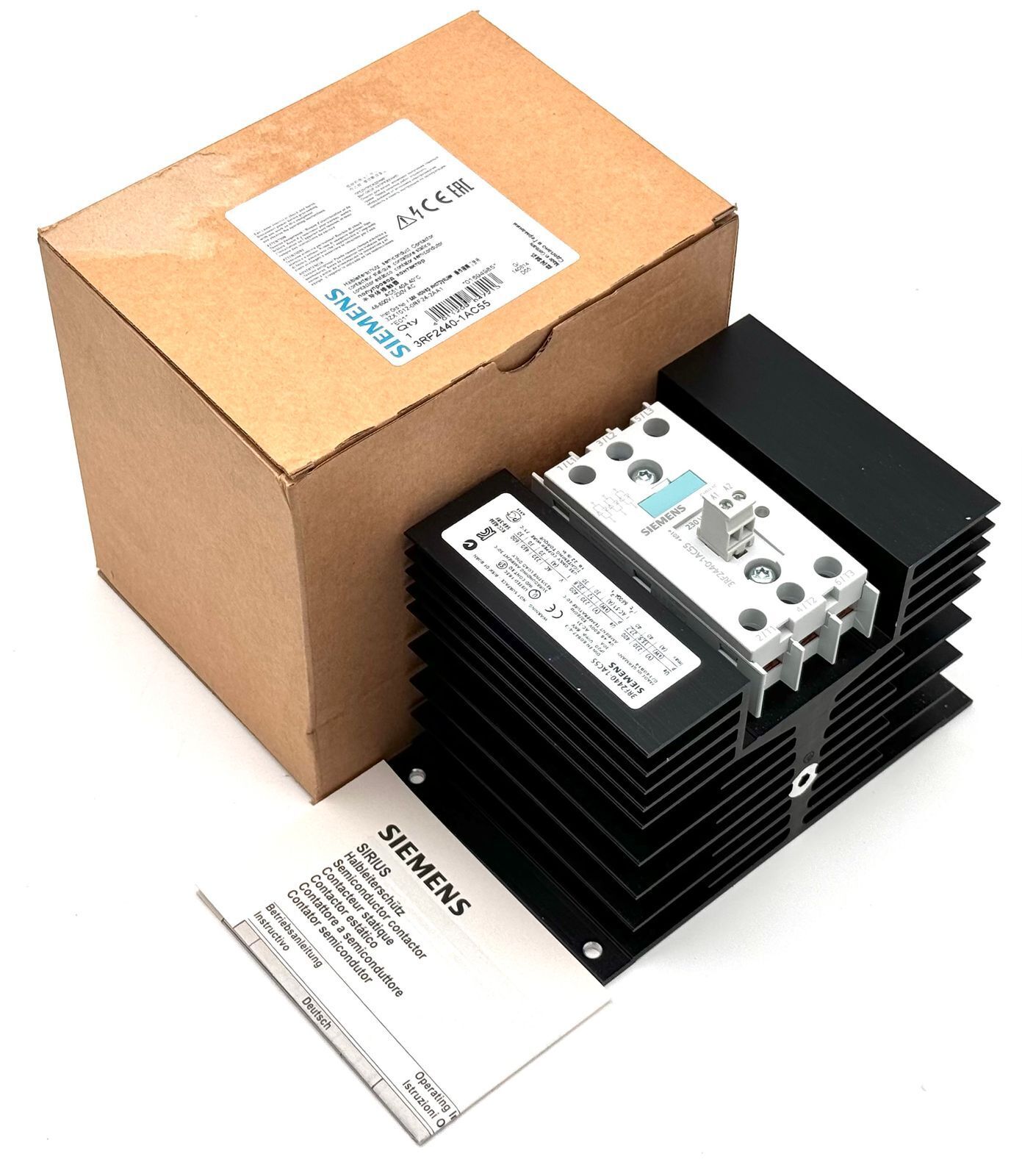 Siemens 3RF2440-1AC55 E:01 semiconductor contactor 3-phase -unused/original packaging-