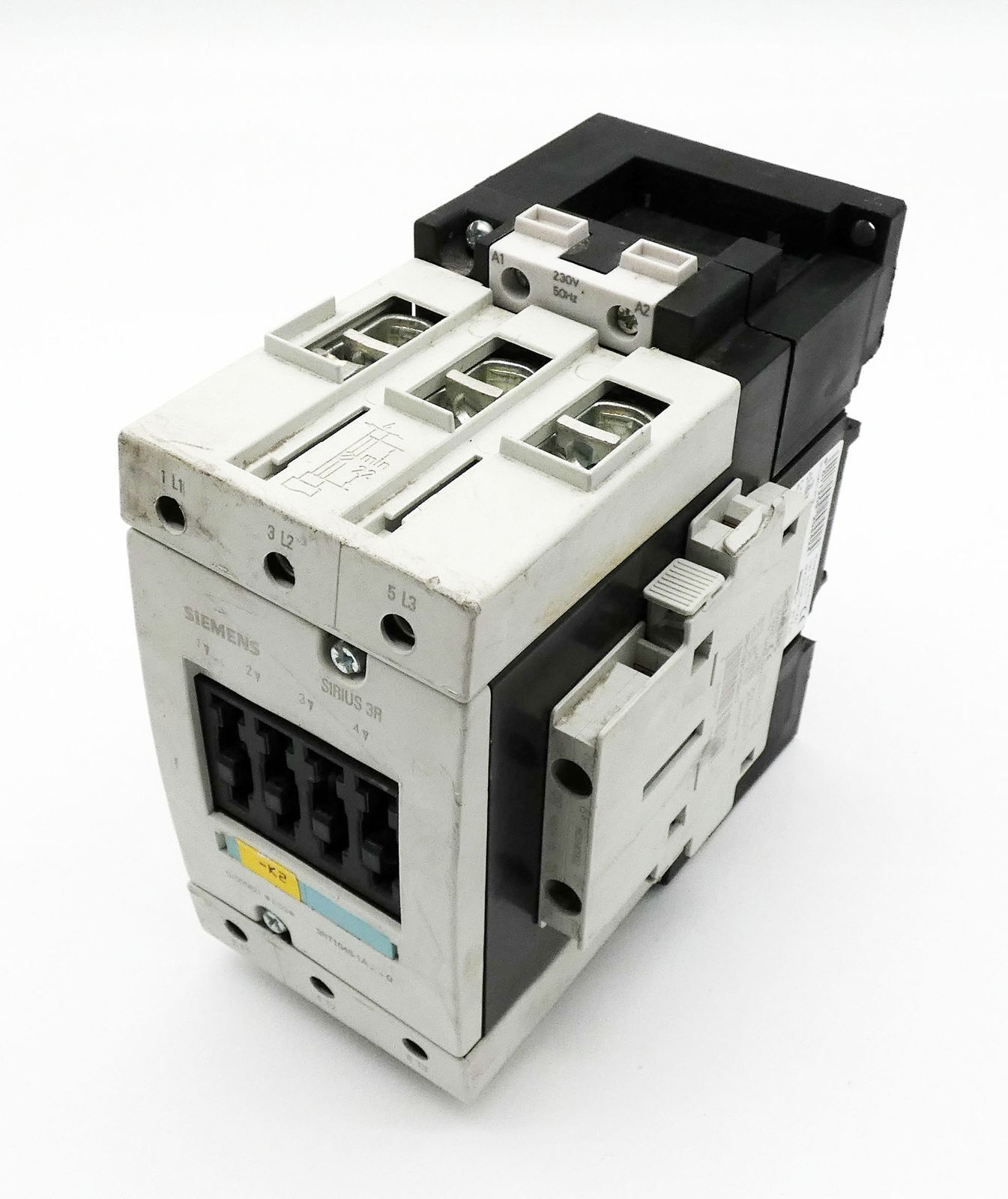 Siemens Sirius 3RT1045-1AP00 E:03 Power Contactor + 3RH1921-1DA11 -usedAttn.-