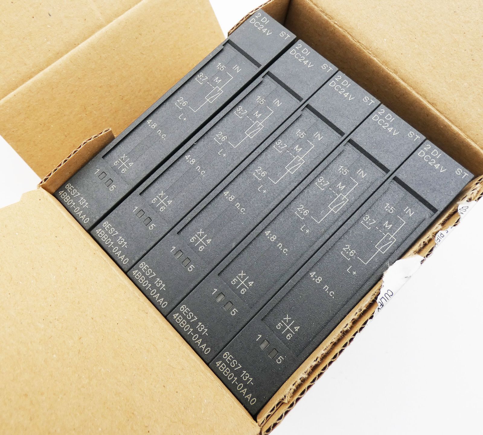 5x Siemens Simatic S7 6ES7 131-4BB01-0AA0 E:03 Dig. Input Module -Unused/Original Packaging-