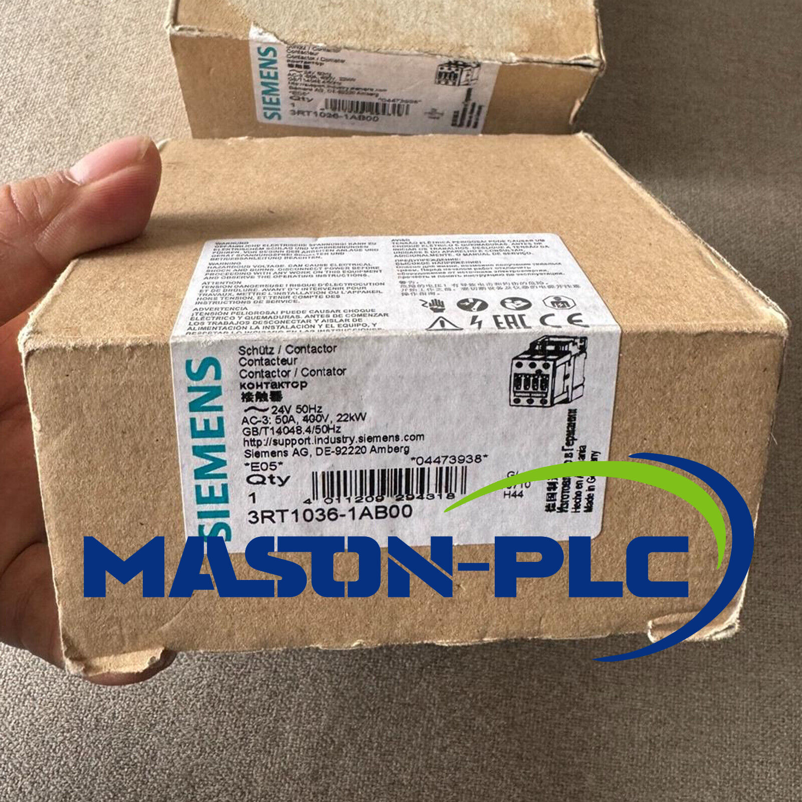 1PC New For Siemens Contactor 3RT1036-1AB00 24V FAST SHIP#XR