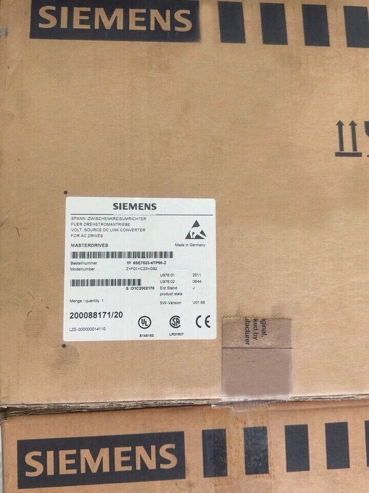 6SE7023-4TP50-Z New Sealed Siemens Frequency Converter 6SE7023-4TP50-Z
