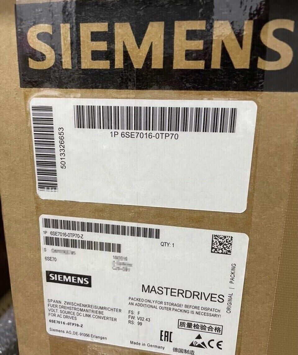 6SE7016-0TP70 New SIEMENS Drive PO Inverter 6SE7016-0TP70