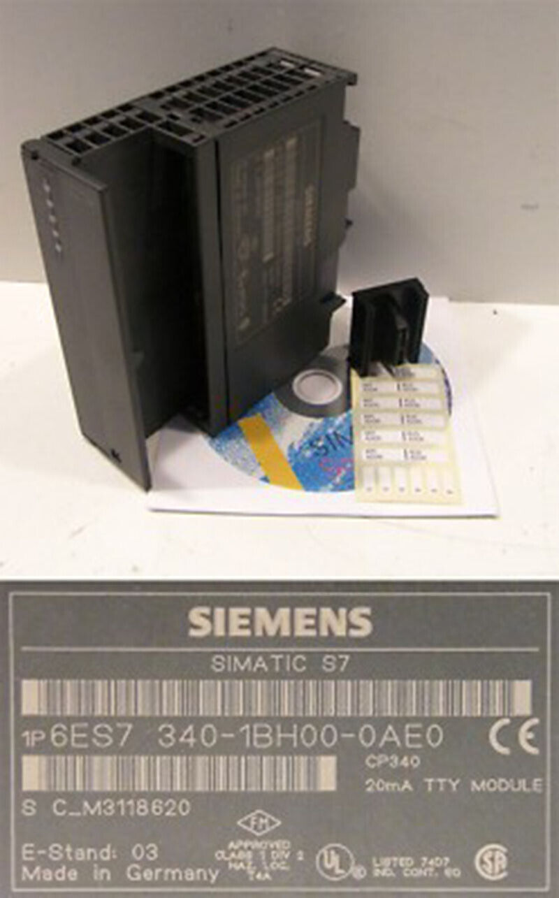 Siemens 6ES7 340-1BH00-0AE0 E-Stand: 03 Simatic S7 -Unused-