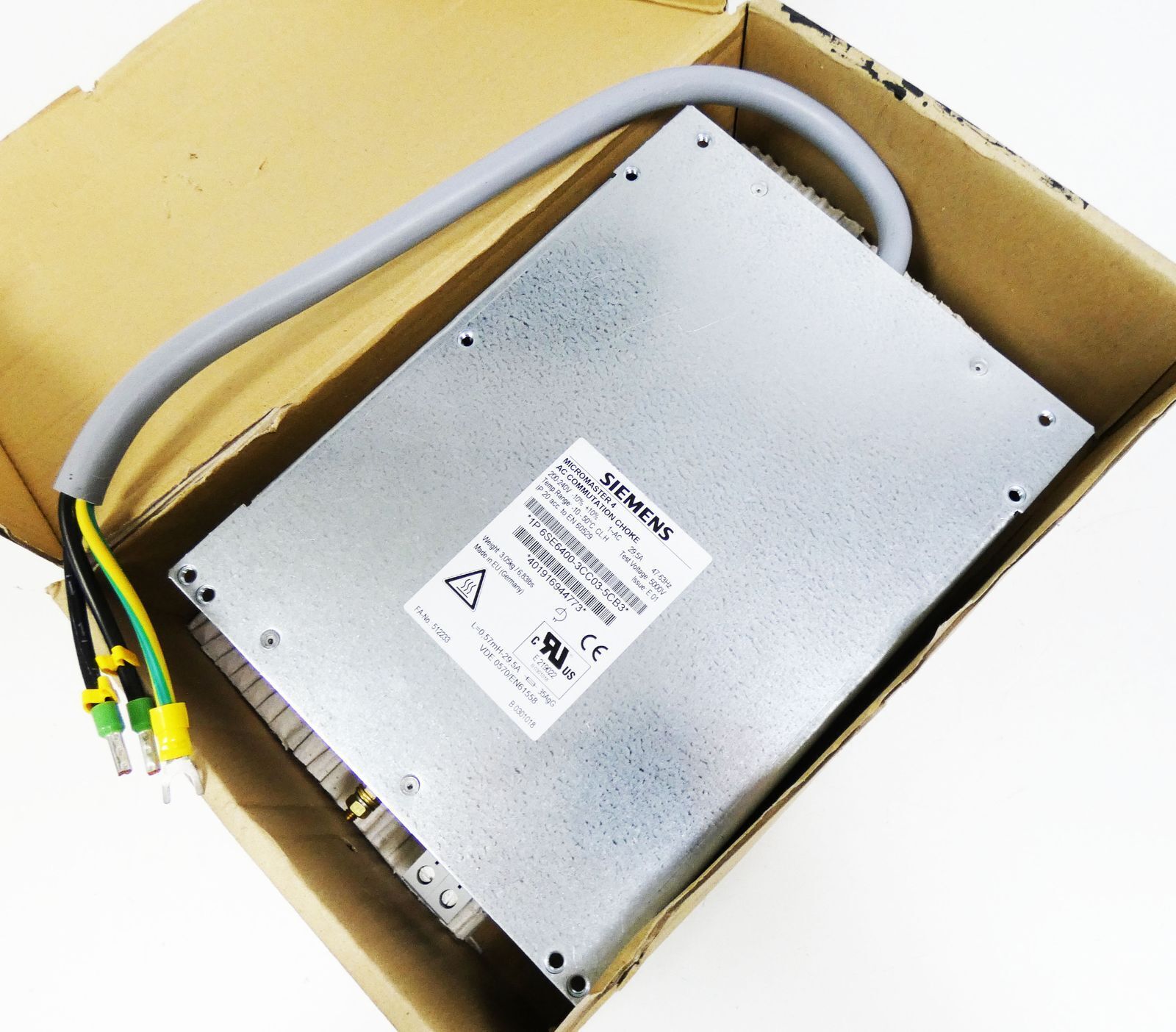 Siemens Micromaster 4 6SE6400-3CC03-5CB3 E-Stand: 01 -Unused/Original Packaging-