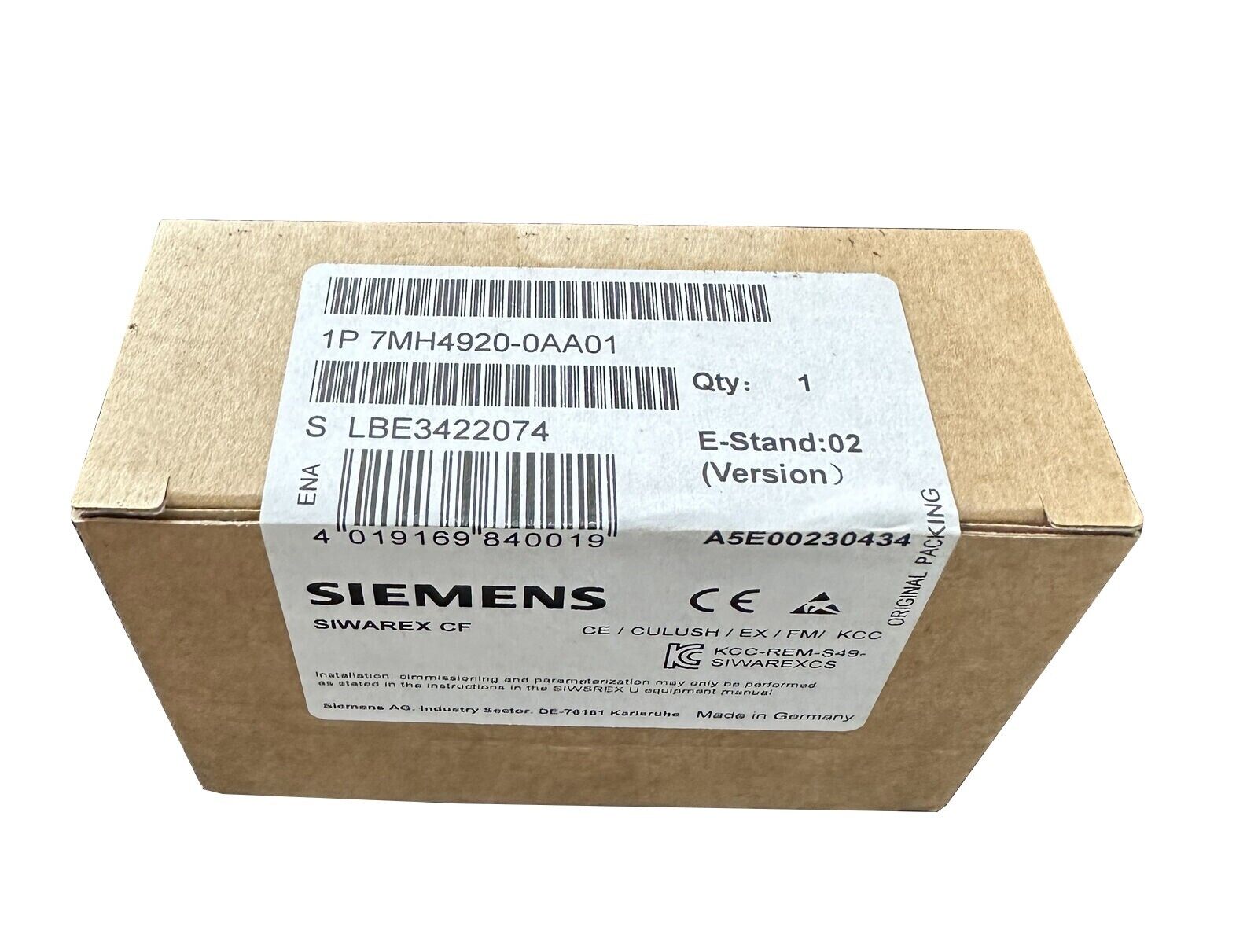 7MH4920-0AA01 New SIEMENS Electronic Module Original 7MH4920-0AA01