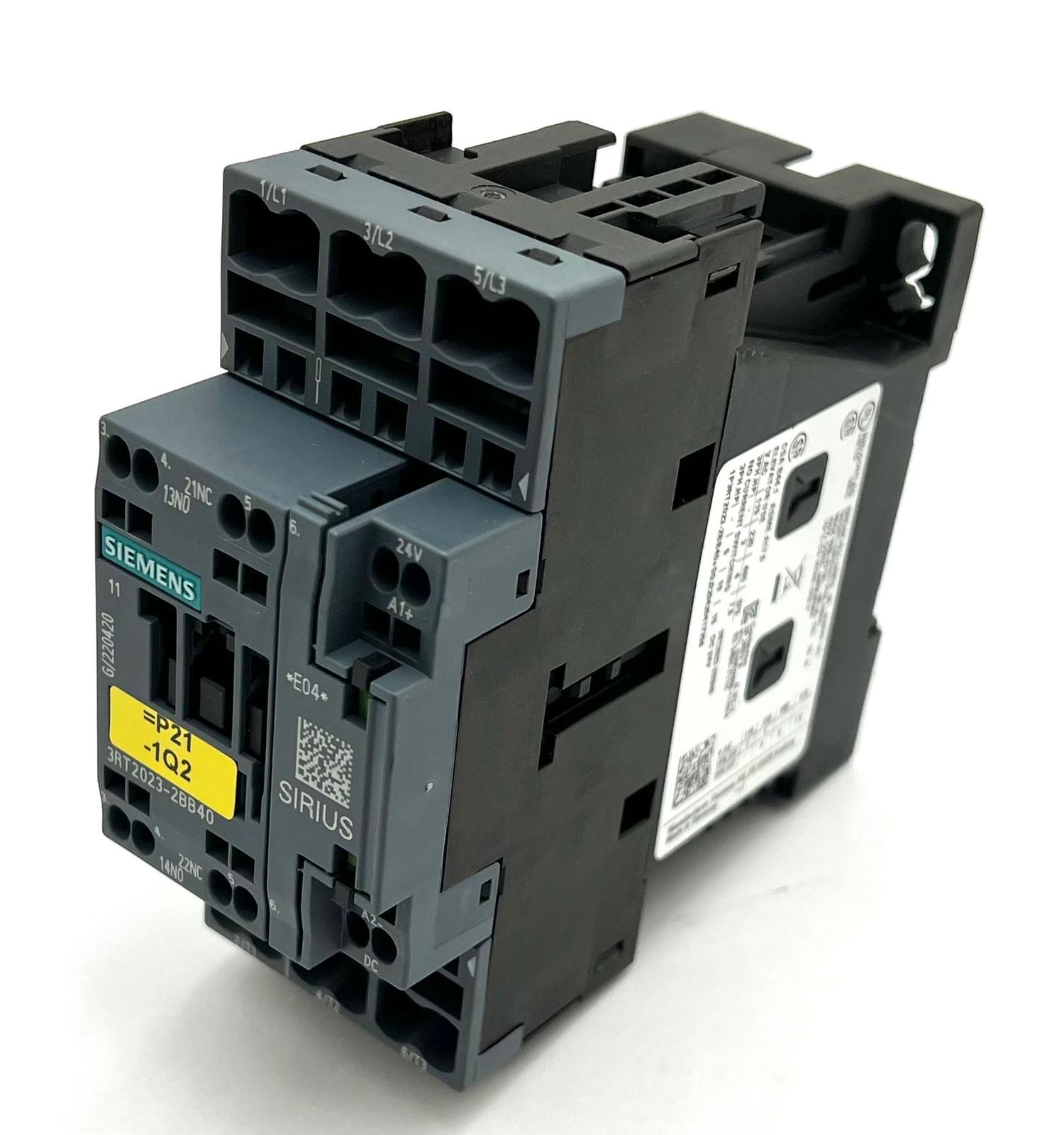 Siemens SIRIUS 3RT2023-2BB40 E:04 3 Pole Power Contactor -used-