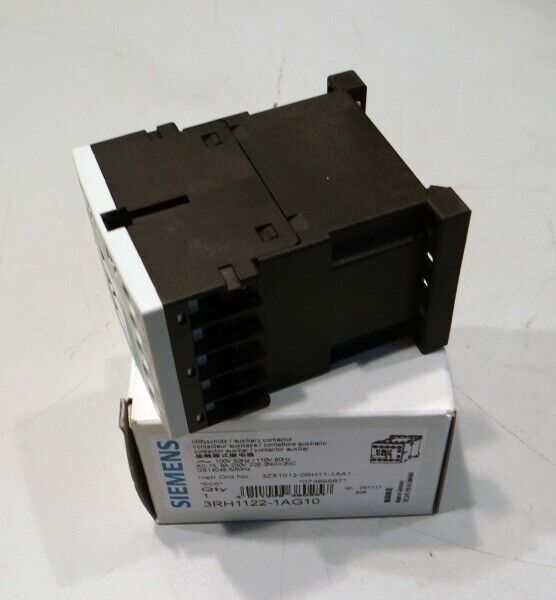 Siemens 3RH1122-1AG10 3RH1 122-1AG10 Auxiliary Contactor -Unused/Original Packaging-