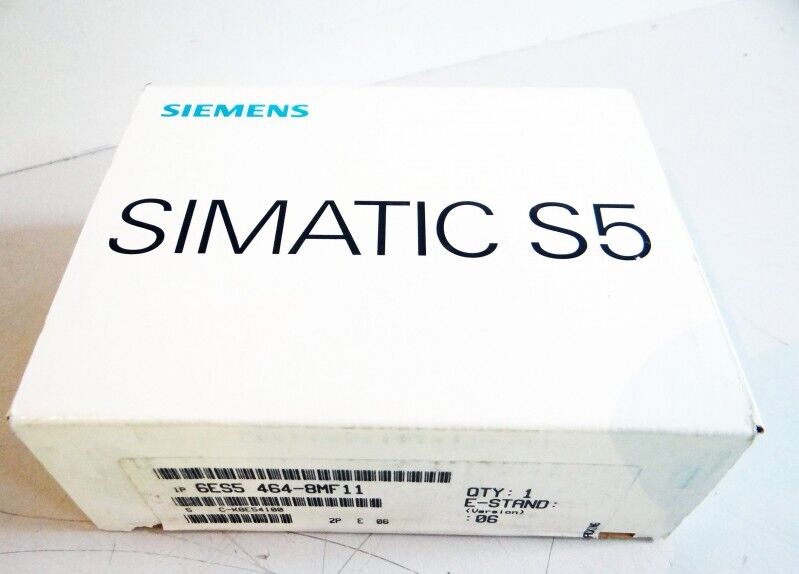 Siemens SIMATIC S5 6ES5464-8MF11 6ES5 464-8MF11 E-Stand: 06 -sealed-