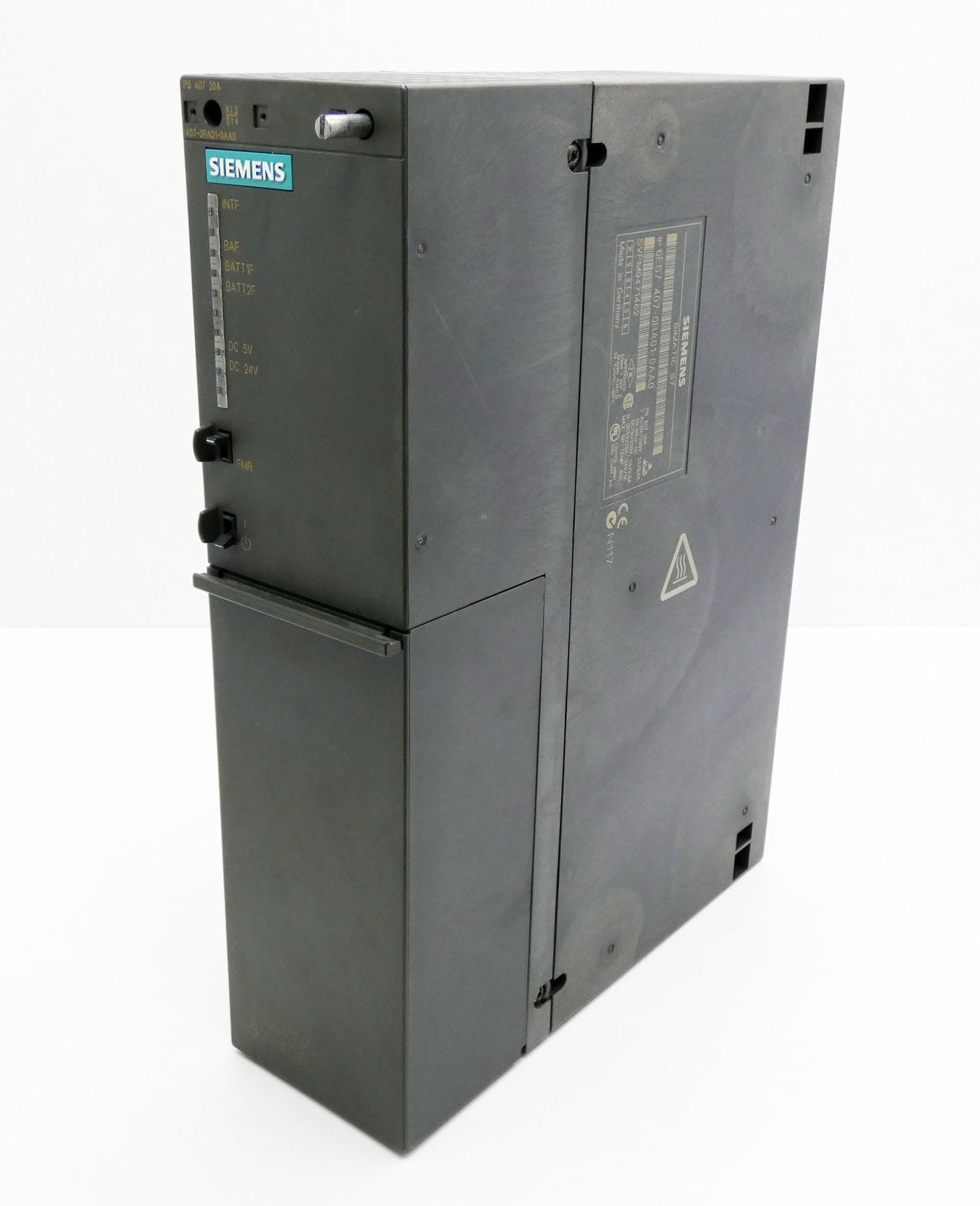 Siemens Simatic S7 6ES7 407-0RA01-0AA0 E-Stand: 1 Power Supply -used-