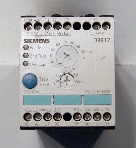 Siemens Overload Relay 3RB12 3RB1246-1EB00 3RB1 246-1EB00 -used-