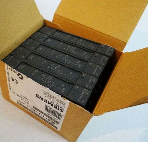 5x Siemens Simatic S7 6ES7 132-4BB01-0AB0 E:03 Digital Output -Unused/Original Packaging-