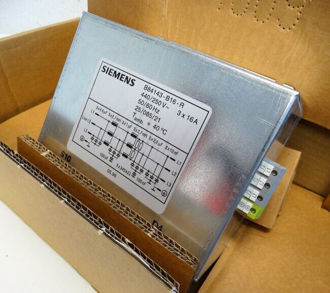 Siemens 6SE3190-0DC87-0FB1 6SE3 190-0DC87-0FB1 E:A Mains Filter -Unused/Original Packaging-