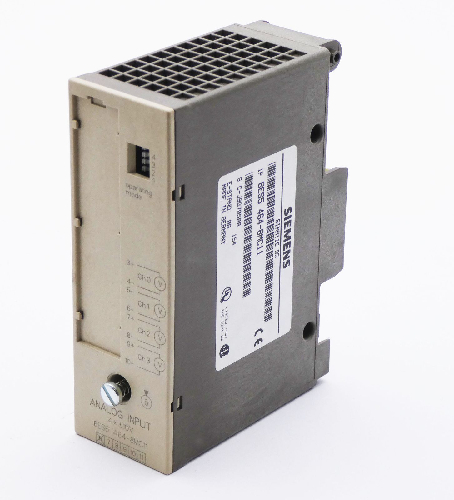 Siemens Simatic S5 6ES 5464-8MC11 E:06 Input Module -Unused-