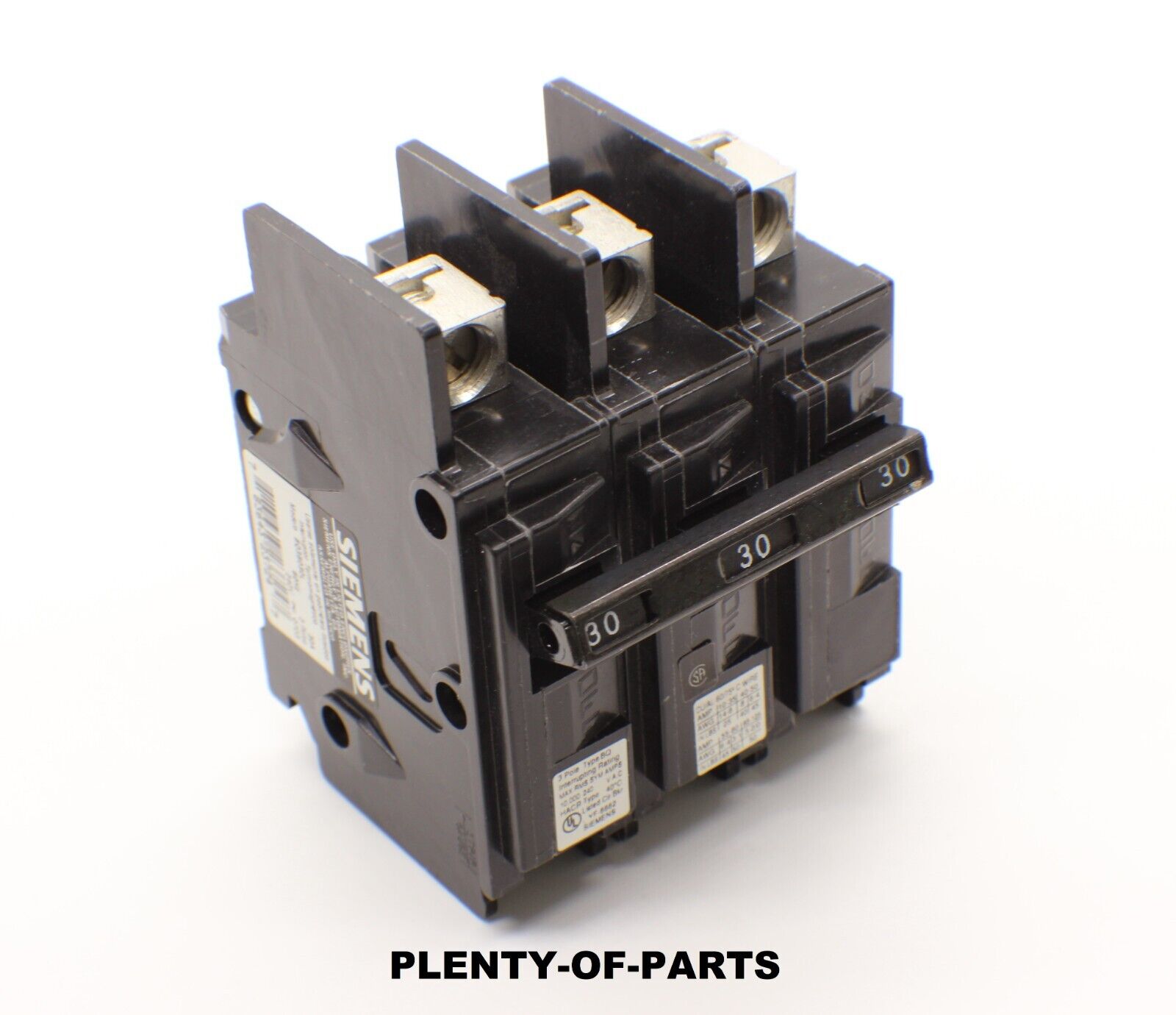 Siemens BQ3B030L General Purpose Circuit Breaker 30A 3 Poles 240VAC