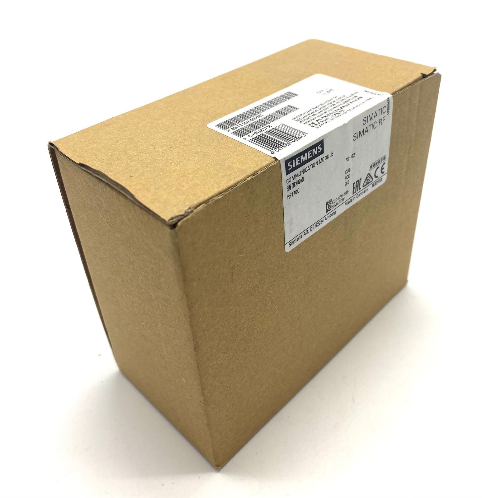 Siemens SIMATIC RF170C 6GT2 002-0HD01 FS:02 RFID Communication Module -sealed-