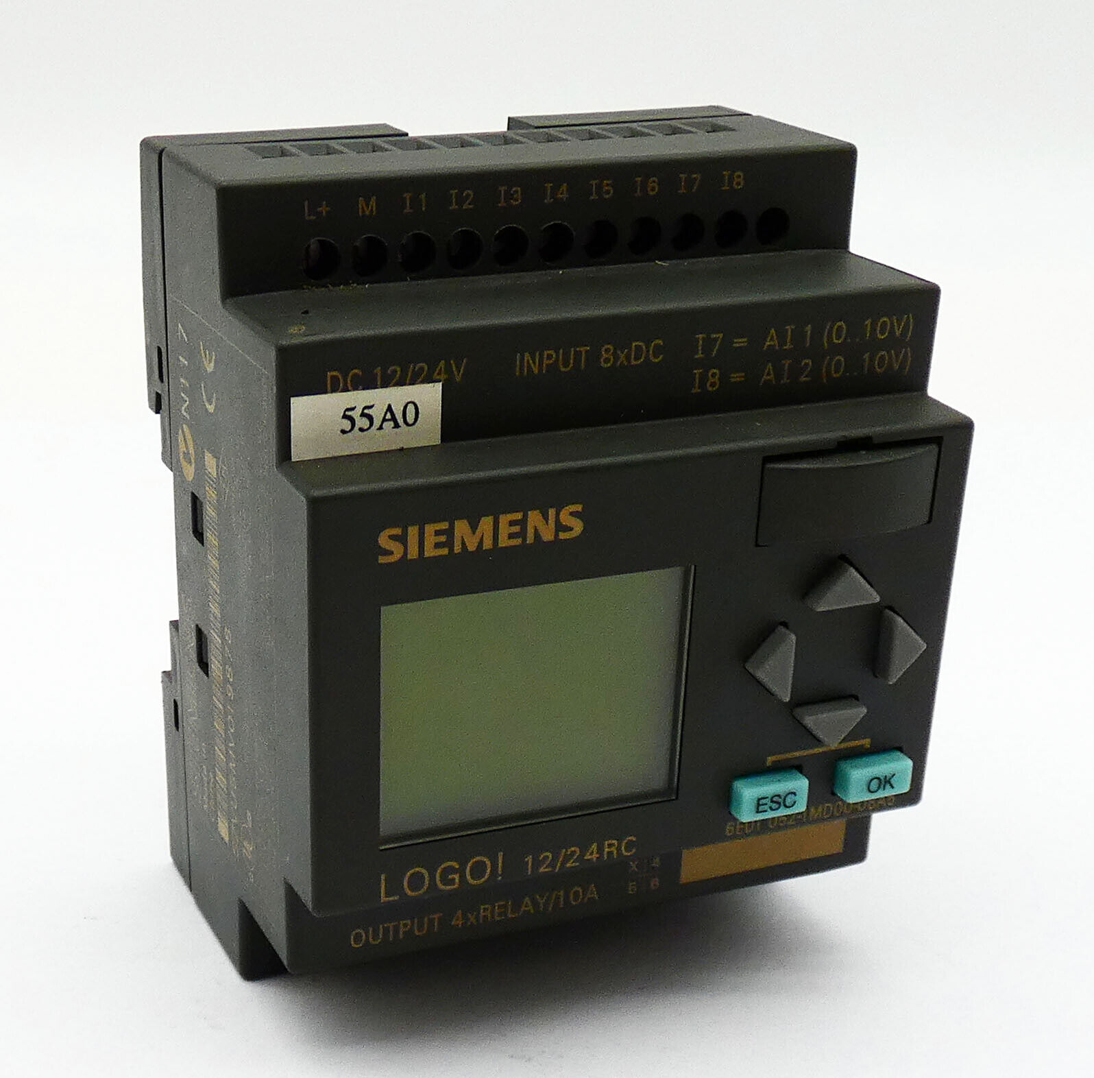 Siemens LOGO! 12/24RC 6ED1052-1MD00-0BA5 E-Stand: 03 Logic Module -used-