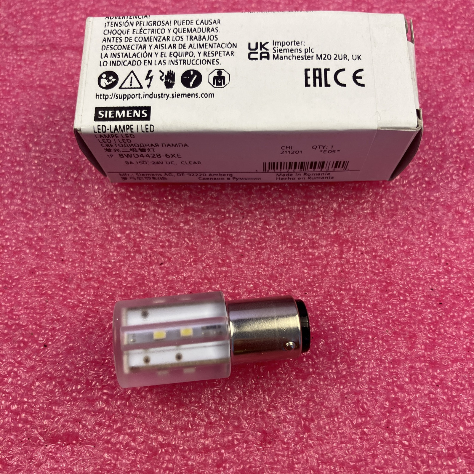 Siemens 8WD4428-6XE Led Lamp 24V