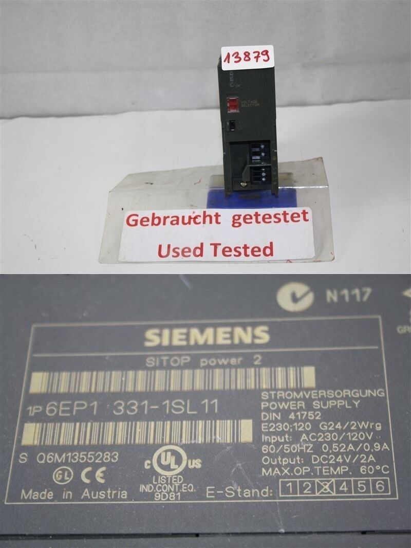 Siemens 6EP1331-1SL11 Sitop 6EP1 331-1SL11 Légèrement Endommagé
